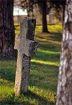 Krzyż bruśnieński na cerkiewnym cmentarzu w Bełżcu