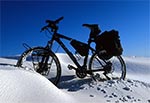 Zimowa turystyka rowerowa na Roztoczu