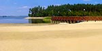 Plaża obok mariny w Nieliszu (wielkość oryginalnego pliku - 57 mln.pix)