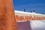 Tradycyjnie podczas letnich upałów przentujemy zdjęcia z zimy - dla wizualnej ochłody. Zamojskie mury od strony Bramy Szczebrzeskiej