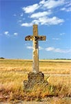 Krzyż z roku 1878 w nieistniejącym przysiółku Bogusze tuż koło Werchraty
