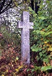 Krzyż z roku 1841 w pobliżu nieistniejącej wsi Chmiele
