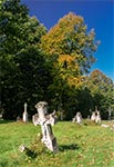 Stara część cmentarza w Horyńcu