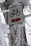 Szlak rowerowy zimą - Roztocze Szczebrzeszyńskie