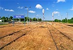 Spalona chemią trawa na stacji Bełżec