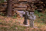Materiał z ruin cerkwi w Teniatyskach