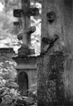 Cmentarz w Bruśnie Starym z dawniejszych nieco czasów - koniec lat 90