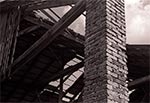 Detale stodoły w Chmielach - obiekt zburzony w grudniu roku 2020